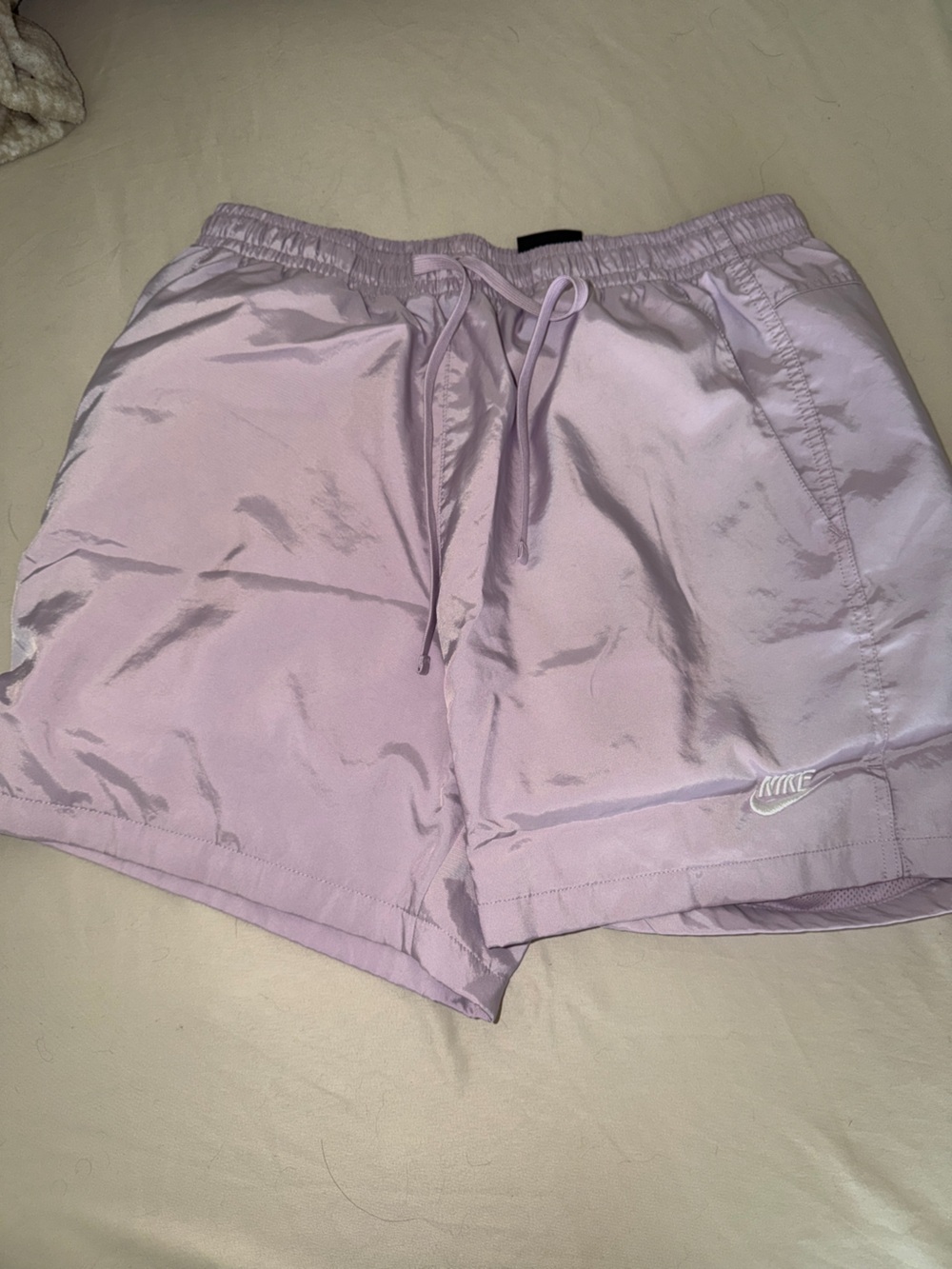 Nike Women’s Light Lavender Athletic Drawstring Shorts